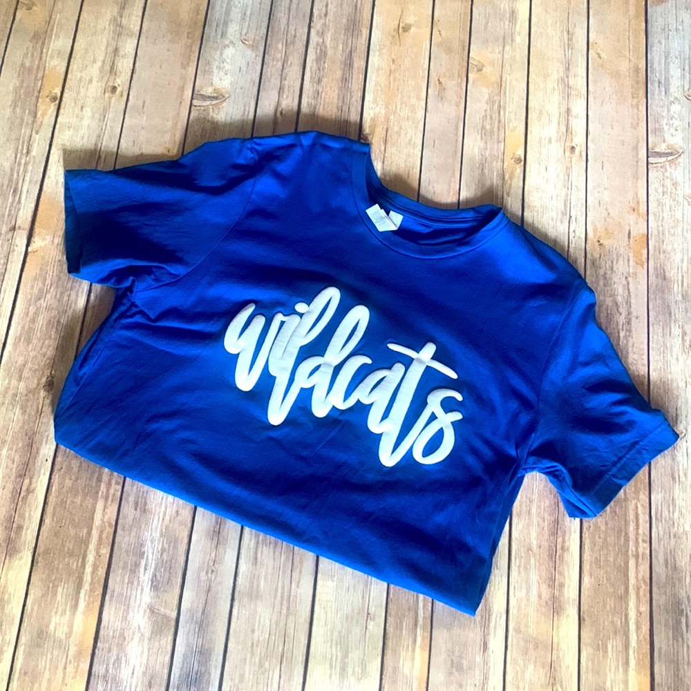 Wildcats Glitter Puff Ink tshirt